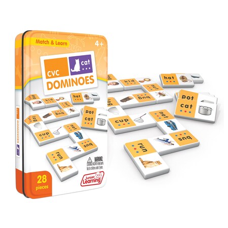 Junior Learning CVC Match & Learn Dominoes JL669