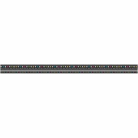 Teacher Created Resources Chalkboard Brights Magnetic Borders, 24 Feet/Pack, PK3 TCR77132