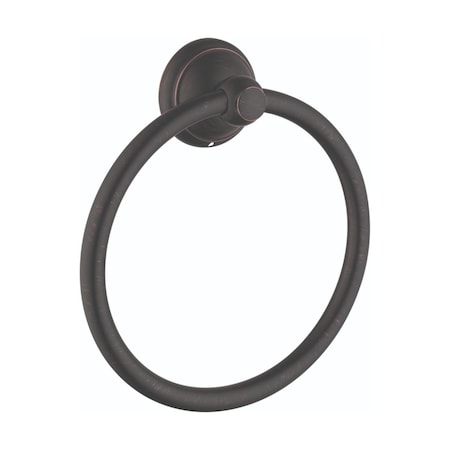 Hansgrohe C Accessories Towel Ring in Rubbed Bronze 06095920