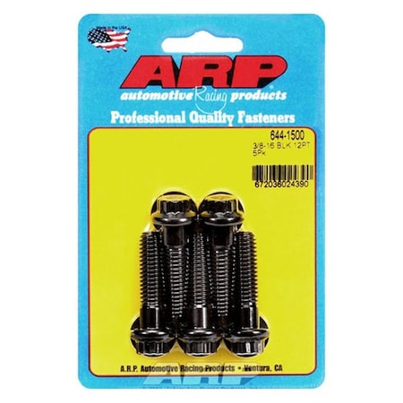 Arp 644-1500 0.37-16 x 1.5 in. 12 Point Bolt Kit - Set of 5, 5PK ARP644-1500