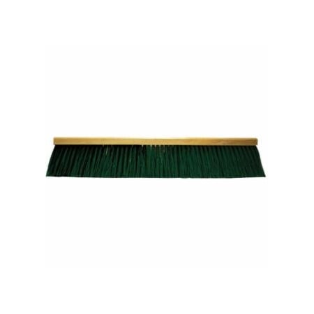 Magnolia Brush No. 55 Line FlexSweep Garage Brushes, 24 in, 3 3/4 in Trim L, Stiff Green Poly 455-5524-FX