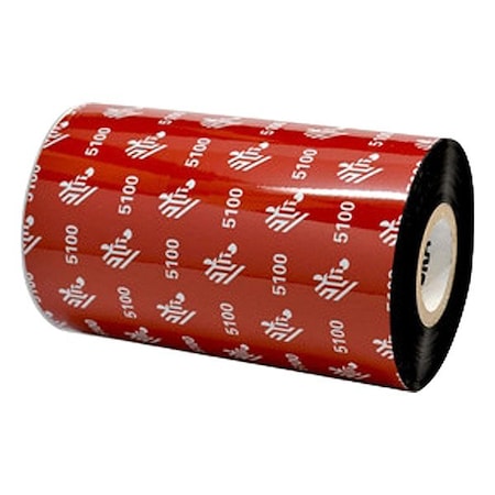 Zebra THERMAL TRANSFER RIBBON, Resin, Black 05100BK22045