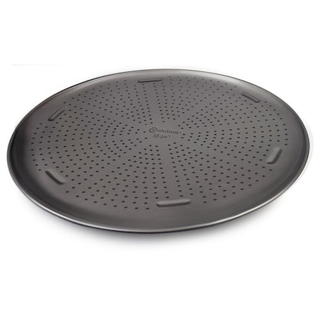 Ecolution BakeIns Series Pizza Crisper Pan, 15-3/4 in, Carbon Steel EIGY-3740
