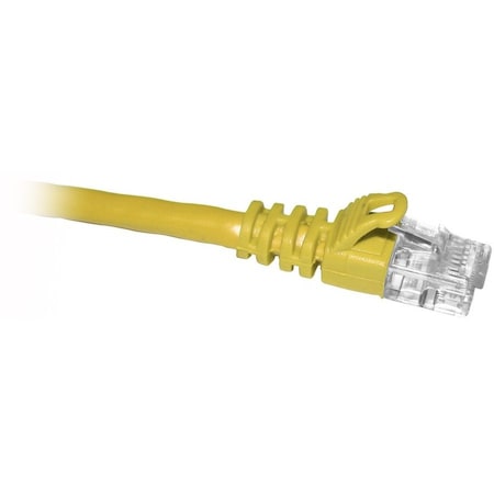 Enet CAT6 550MHZ PATCH CORD BOOTED SNAGLESS - 12FT YELLOW C6-YL-12-ENC