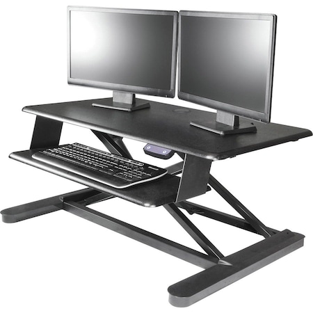 Kantek Electric Sit To Stand Riser, Adjusts Up And Down w/ A Push Of A STS965