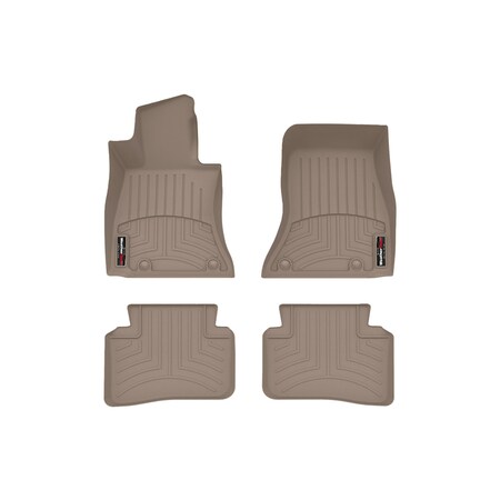 Weathertech Tan, Front and Rear Floorliners 451741-1-2