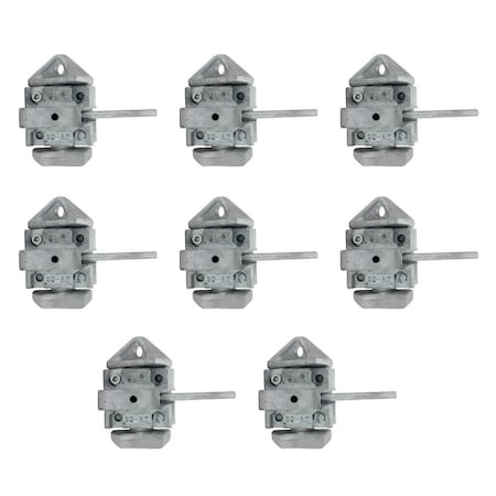 Mytee Products Sea Rail Shipping Container Manual Twist Lock Twistlock Left-Right Handlocking, 8PK CTL-Manualx8