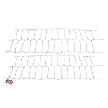 Mytee Products Pewag - Dual Square Heavy Truck Tire Chains w/Cams- 22.5 (Set of 2) - Made in... TC225-SQD