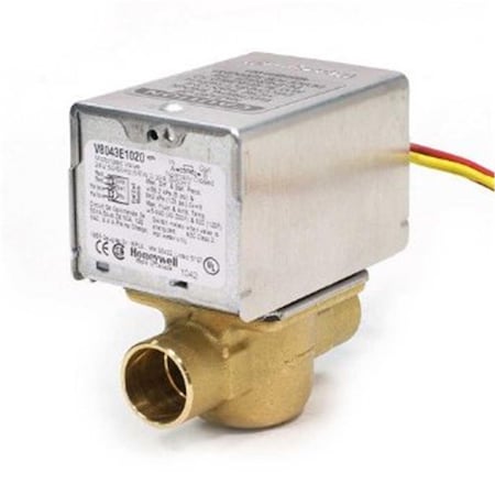 Hardwareexpress V8043E1020 Honeywell Zone Valve 1 in. Sweat, 2-Way, 24 Volt 661680