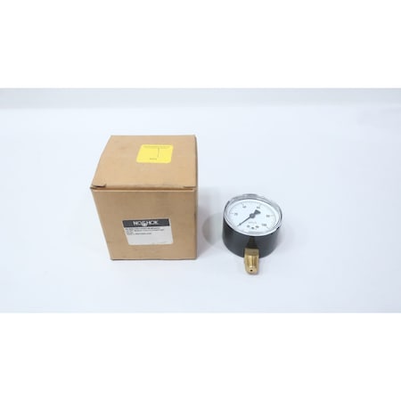 Noshok DIAPHRAGM PRESSURE GAUGE 1/4IN NPT 0-100IN-H2O 25-200-100