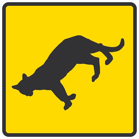 Lyle Cougar Crossing, 24x24, Engineer Grade, Yellow G-12944-EG_24x24