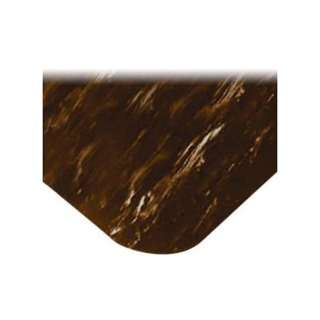 Partners Brand Antifatigue Mat, 6 ft L x 2 ft W, .50 in Thickness, Marble, Walnut MAT204WA