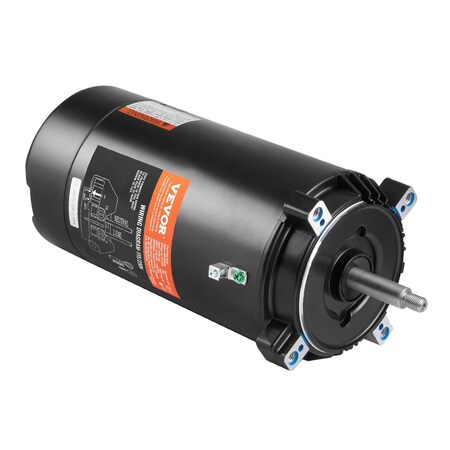 Vevor 1.5HP Pool Pump Motor 115/230V 13.6/6.8A 56J 3450RPM 90F/250V Capacitor HM14095LCb