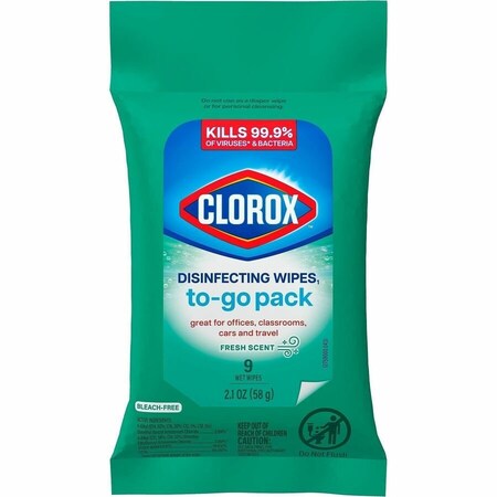 Clorox Disinfecting Wipes, Pack, Fresh, White, 24 PK 60133
