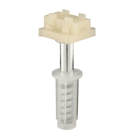 Prime-Line Prime-Line 3/8 in. D X 1.94 in. L Matte Silver Plastic Bi-fold Door Guide 2 pc N 7282