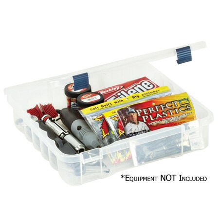 Plano 14 x 14.38 x 3.25 in. ProLatch Extra Large StowAway Compartment Box, Clear, 2PK 705001