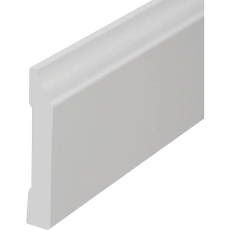 Westlake Royal Building Products 14/25'' W.x3-1/4'' H.x8 ' L. Wht Exterior Base Molding 5104044