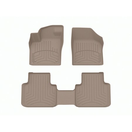 Weathertech Tan, Front and Rear FloorLiner HP 4515501-4510844IM