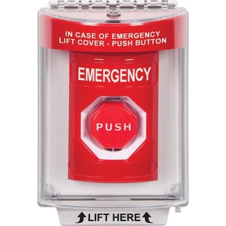 Safety Technology International Emergency Push Button, Momentary Type SS2045EM-EN