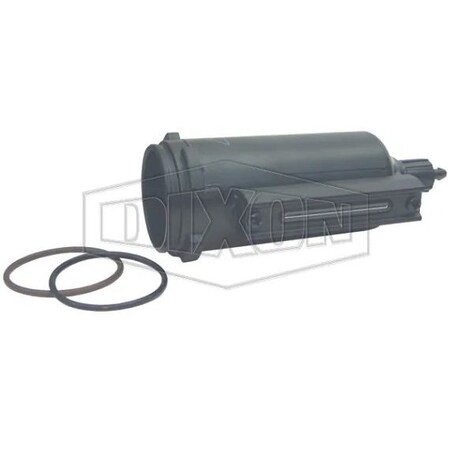 Dixon Wilkerson by Bowl with Drain, For Use with F16, M16, CB6 Compact Filter/Regulator, Metal FRP-95-950