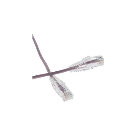 Cable Wholesale Cat6 Pink Slim Ethernet Patch Cable, Snagless/Molded Boot, POE Compliant, 6 inch 10X8-87200.5