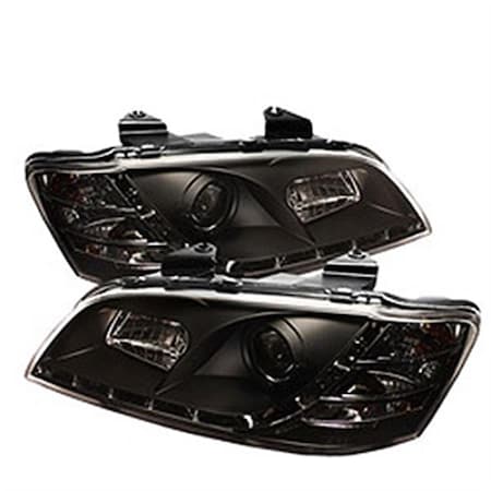Spyder Automotive Projector Headlights DRL Black High H1 Low H7 for 2008-2009 Pontiac G8 5011626