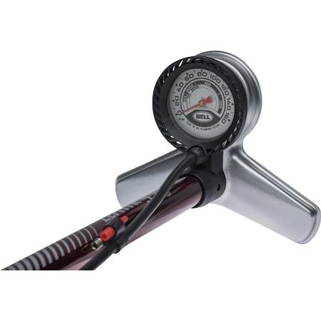 Bell Sports Zephyr 950 Schrader/Presta Valve 160 PSI Bicycle Floor Pump with Gauge 7162695