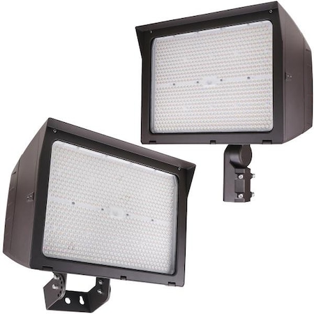 Trace-Lite FXL Series 150W LED Flood Light, CCT/Power Selectable, 120-277V, Bronze FXL-150-VS-CP-BR