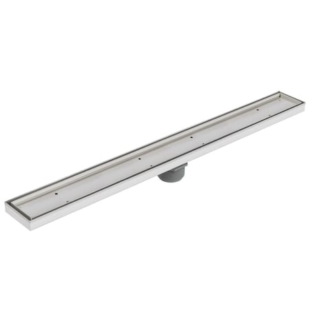 Miseno 36 in. Tile Insert Linear Shower Drain, Stainless Steel MNO36TLD