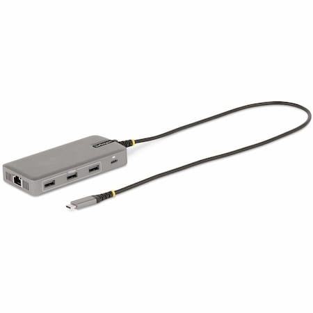 Startech.Com USB-C Triple-Monitor Multiport Adapter, Dual 4K 30Hz + 4K 60Hz HDMI & DisplayPort, 3-Port USB 10Gbp 117B-USBC-MULTIPORT
