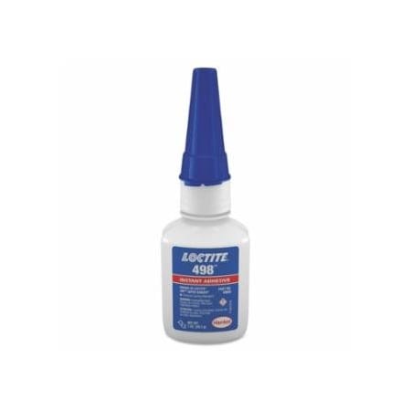 Loctite 498 Super Bonder Instant Adhesive, 1 oz Bottle, Clear 442-135469