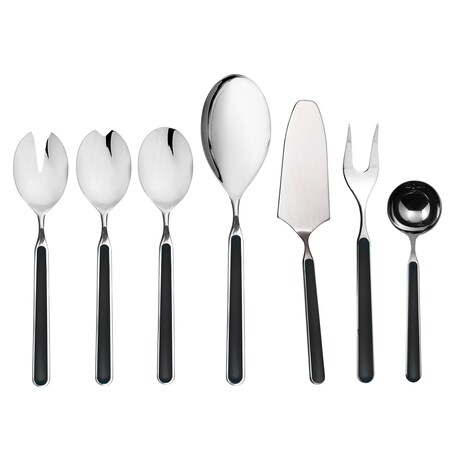 Mepra Fantasia Serving Set - 7 Pieces - Black 10N62207
