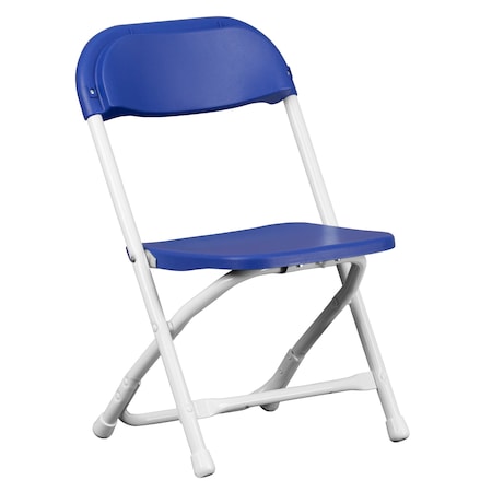 Flash Furniture Kids Folding Chair, Blue Y-KID-BL-GG