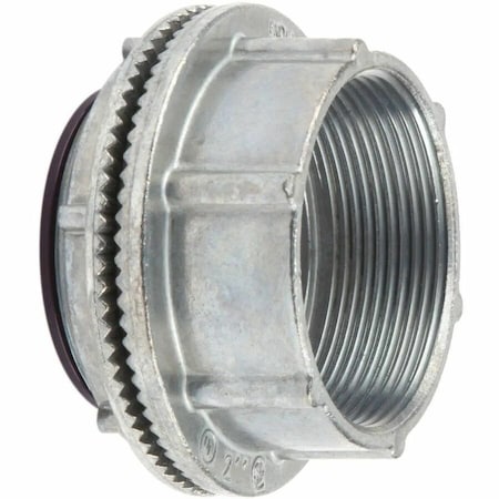 Dottie Conduit Fitting Hub, 1-1/2 in, Threaded, Zinc Alloy WTH150