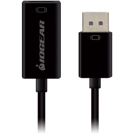 Iogear Active Display Port To HDMI Adapter With 4K Support GDPHD4KA