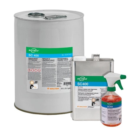 Walter Surface Technologies Walter SC 400 High-Strength Citrus Degreaser 264 gal Tote 53G519
