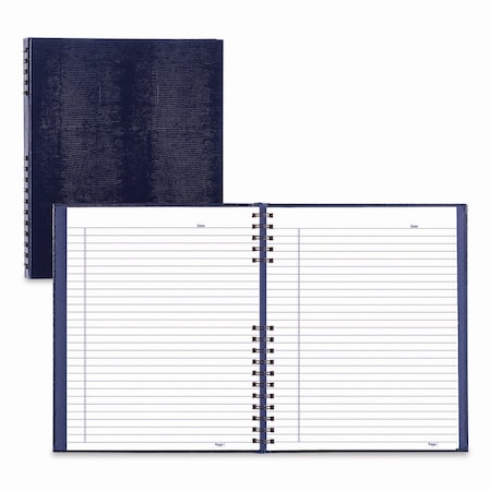Blueline NotePro Notebook, 1-Subject, Wide/Legal Rule, Indigo Blue Cover, (100) 10.75 x 8.5 Sheets A10200.BLU