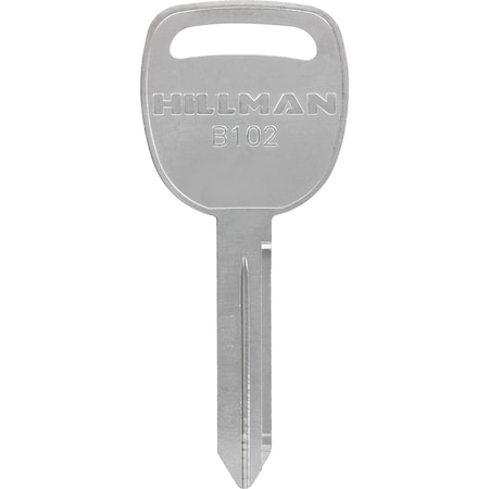 Hillman HILLMAN Traditional Key Automotive Key Blank B-102 Double For GM 86120