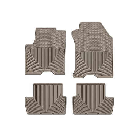 Weathertech Tan, Front and Rear All Weather Floor Mats W233TN-W210TN