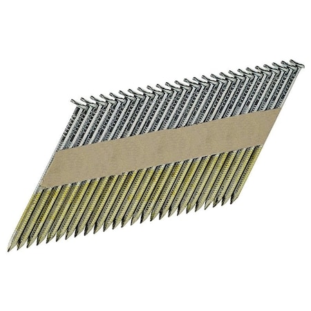 Pro-Fit Collated Framing Nail, 2-3/8 in L, 11.5 ga, Bright, Clipped Head, 30 Degrees 602152