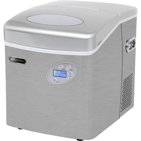 Whynter 15 in W X 17 in H X 17 in D Ice Maker, Ice Production Per Day: 49 lb IMC-491DC