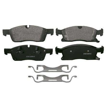Wagner Brake QuickStop Front Disc Brake Pad Set Semi-Metallic, ZX1904A