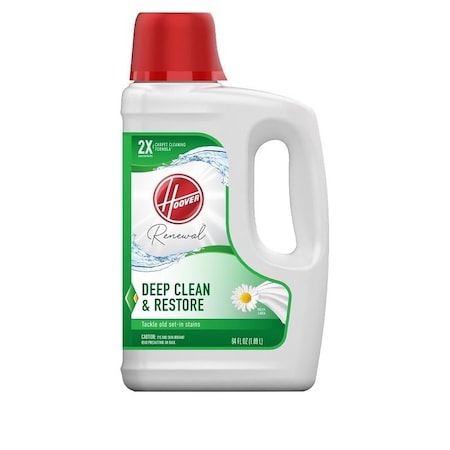Hoover Renewal AH30924 Carpet Cleaning Formula, 64 oz, Liquid, Fresh Linen, Straw AH31924