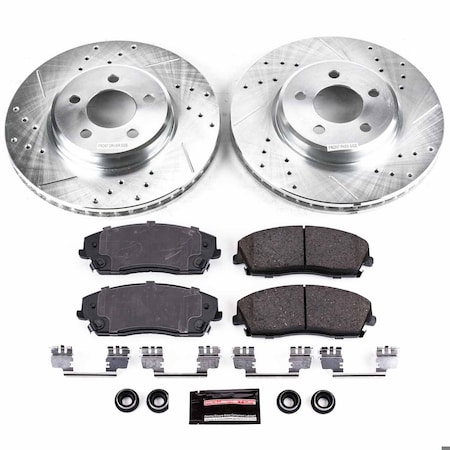 Powerstop FRONT 1 CLICK BRAKE KIT W/ HARDWARE K1714