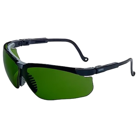 Uvex Semi-Rimless Safety Glasses w/Black Frame, IR Filter Shade 3.0 Lens and Hydroshield Anti-Fog Coating S3207HS