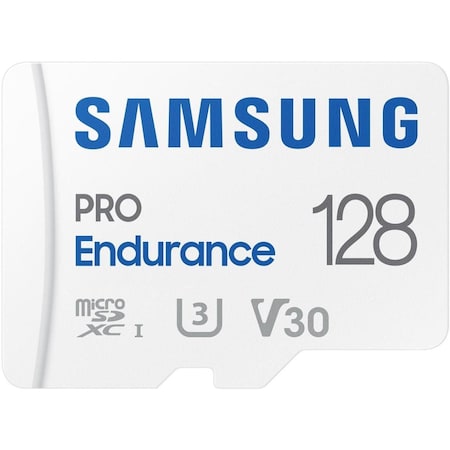 Shockwave MB-MJ128KA-AM Endurance 128 GB UHS-I microSDXC Flash Memory Card with Adapter, White SH3288397