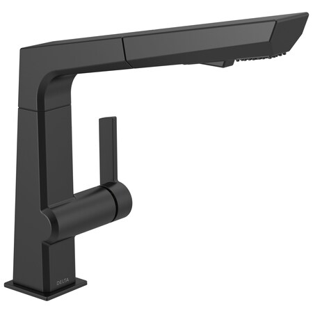 Delta Pivotal Single Handle Pull-Out Kitchen Faucet 4193-BL-DST