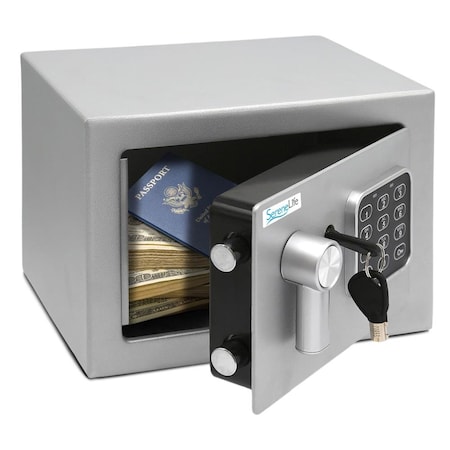 Serenelife Heavy Duty 9.1 x 6.7' Electronic Safe Box SLSFE12SIL