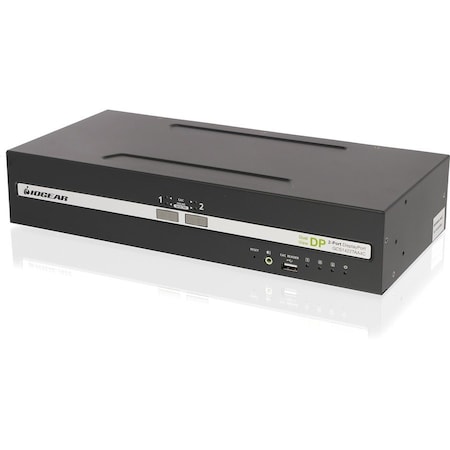 Iogear 2-PORT 4K30HZ DUAL VIEW DISPLAYPORT PP4.0 SECURE KVM SWITCH W/AUDIO AND CAC SUPPORTS. TAA GCS1422TAA4C