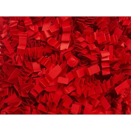 Nashville Wraps Red Monster Crinkle Cut Shredded Paper, 10 lb Box MC10RE